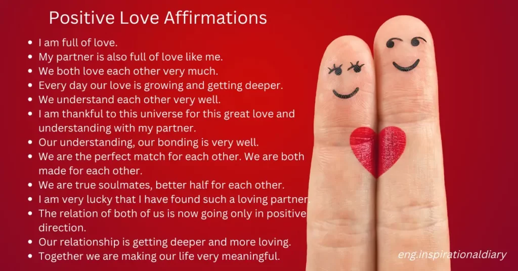 Love Affirmations For A Specific Person