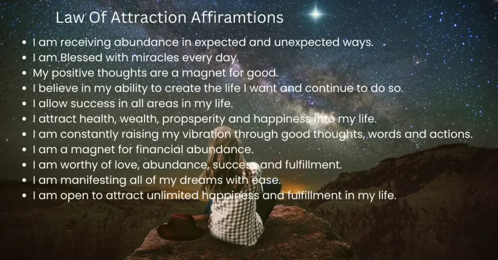 Law of Attraction Affirmations